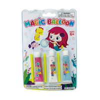 Ballon magique, lot de 3, kit de fabrication de ballons avec pâte et tube de soufflage